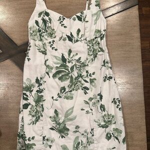 Abercrombie & Fitch Green and White mini Dress size Small